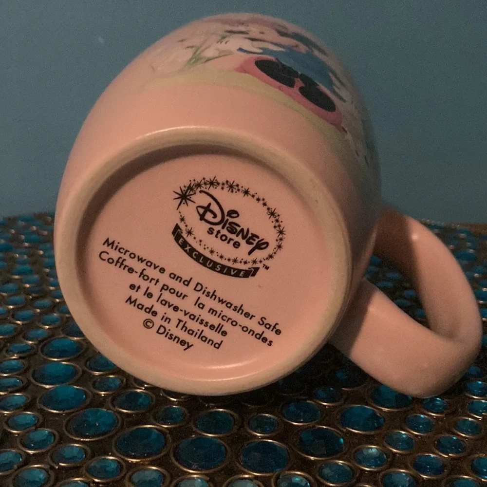 Disney Mickey and Minnie Mouse Mug Trio - Black, Light Blue, Pink - Picture 11 of 12